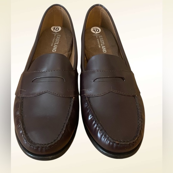 Women’s classic burgundy Leather Penny Loafer | Eastland shoes NWOB size 10 - Picture 6 of 9